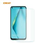 For Huawei P40 Lite 5 PCS ENKAY Hat-Prince 0.26mm 9H 2.5D Curved Edge Tempered Glass Film