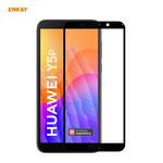 For Huawei Y5p ENKAY Hat-Prince Full Glue 0.26mm 9H 2.5D Tempered Glass Full Coverage Film