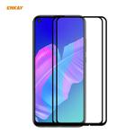 For Huawei P40 Lite E 2 PCS ENKAY Hat-Prince Full Glue 0.26mm 9H 2.5D Tempered Glass Full Coverage Film