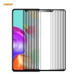 For Samsung Galaxy A41 10 PCS ENKAY Hat-Prince Full Glue 0.26mm 9H 2.5D Tempered Glass Full Coverage Film