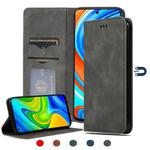 For Redmi Note 9 Pro / Note 9S / Note 9 Pro Max Retro Skin Feel Business Magnetic Horizontal Flip Leather Case(Dark Grey)