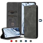 For Xiaomi Mi CC9 Pro / Note 10 / Note 10 Pro Retro Skin Feel Business Magnetic Horizontal Flip Leather Case(Dark Grey)