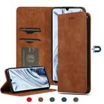 For Xiaomi Mi CC9 Pro / Note 10 / Note 10 Pro Retro Skin Feel Business Magnetic Horizontal Flip Leather Case(Brown)