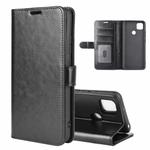 For Xiaomi Redmi 9C R64 Texture Single Horizontal Flip Protective Case with Holder & Card Slots & Wallet& Photo Frame(Black)