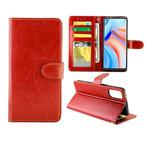 For OPPO Reno4 Pro Crazy Horse Texture Leather Horizontal Flip Protective Case with Holder & Card Slots & Wallet & Photo Frame(Brown)
