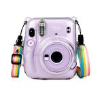 Richwell  Carry Case Bag Crystal Hard Cover with Shoulder Strap For Fujifilm Instax Mini 11