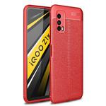 For VIVO IQOO Z1X Litchi Texture TPU Shockproof Case(Red)