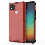 For Xiaomi Redmi 9C Shockproof Honeycomb PC + TPU Case(Red)