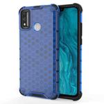 For Huawei Honor 9X Lite  Shockproof Honeycomb PC + TPU Case(Blue)