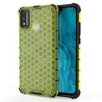 For Huawei Honor 9X Lite  Shockproof Honeycomb PC + TPU Case(Green)