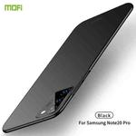 For Samsung Galaxy Note20 Ultra MOFI Frosted PC Ultra-thin Hard Case(Black)