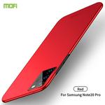 For Samsung Galaxy Note20 Ultra MOFI Frosted PC Ultra-thin Hard Case(Red)