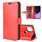 For Google Pixel 5 XL  R64 Texture Single Horizontal Flip Protective Case with Holder & Card Slots & Wallet& Photo Frame(Red)