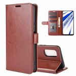 For Vivo iQOO Z1x R64 Texture Single Horizontal Flip Protective Case with Holder & Card Slots & Wallet& Photo Frame(Brown)