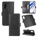 For Vivo iQOO Z1x Dual-side Magnetic Buckle Horizontal Flip Leather Case with Holder & Card Slots & Wallet(Black)