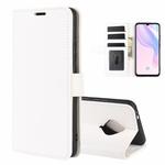 For Vivo V17(Russia)/X50 Lite/Y9S/S1 Pro R64 Texture Single Horizontal Flip Protective Case with Holder & Card Slots & Wallet& Photo Frame(White)