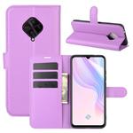 For Vivo  V17(Russia)/X50 Lite/Y9S/S1 Pro Litchi Texture Horizontal Flip Protective Case with Holder & Card Slots & Wallet(Purple)