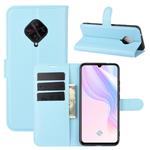 For Vivo  V17(Russia)/X50 Lite/Y9S/S1 Pro Litchi Texture Horizontal Flip Protective Case with Holder & Card Slots & Wallet(Blue)