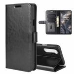 For OnePlus Nord R64 Texture Single Horizontal Flip Protective Case with Holder & Card Slots & Wallet& Photo Frame(Black)