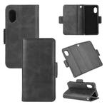 For Rakuten mini  Dual-side Magnetic Buckle Horizontal Flip Leather Case with Holder & Card Slots & Wallet(Black)