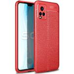 For Vivo S7 Litchi Texture TPU Shockproof Case(Red)