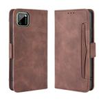 For OPPO Realme C11 Wallet Style Skin Feel Calf Pattern Leather Case with Separate Card Slot(Brown)