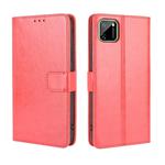 For OPPO Realme C11 Retro Crazy Horse Texture Horizontal Flip Leather Case with Holder & Card Slots & Photo Frame(Red)