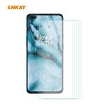 For OnePlus Nord 5 PCS ENKAY Hat-Prince 0.26mm 9H 2.5D Curved Edge Tempered Glass Film
