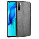 For Huawei Mate 40 Lite/Maimang 9 Shockproof Crocodile Texture PC + PU Case(Black)