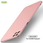 For Huawei Enjoy 20 MOFI Frosted PC Ultra-thin Hard Case(Rose gold)