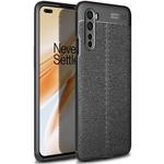 For OnePlus Nord Litchi Texture TPU Shockproof Case(Black)