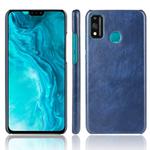 For Huawei Honor 9X Lite Shockproof Litchi Texture PC + PU Case(Blue)