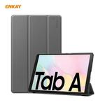 ENKAY ENK-8009 For Samsung Galaxy Tab A7 10.4 T500 / T505 2020 / 2022 PU Leather + Plastic Smart Case with Three-folding Holder(Grey)