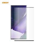 5 PCS For Samsung Galaxy Note 20 Ultra ENKAY Hat-Prince 0.26mm 9H 3D Explosion-proof Full Screen Curved Heat Bending Tempered Glass Film