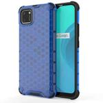 For OPPO Realme C15 Shockproof Honeycomb PC + TPU Case(Blue)