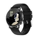 V23 1.28inch IPS Color Screen Smart Watch IP67 Waterproof,Support Heart Rate Monitoring/Blood Pressure Monitoring/Blood Oxygen Monitoring/Sleep Monitoring(Black)