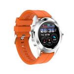 Y10 1.54inch Color Screen Smart Watch IP68 Waterproof,Support Heart Rate Monitoring/Blood Pressure Monitoring/Blood Oxygen Monitoring/Sleep Monitoring(Orange)