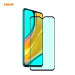 For Xiaomi Redmi 9 / 9A / 9C ENKAY Hat-Prince 0.26mm 9H 6D Curved Full Screen Eye Protection Green Film Tempered Glass Protector