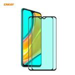 For Xiaomi Redmi Note 8 Pro 2 PCS ENKAY Hat-Prince 0.26mm 9H 6D Curved Full Screen Eye Protection Green Film Tempered Glass Protector