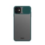 For iPhone 12 mini MOFI Xing Dun Series Translucent Frosted PC + TPU Privacy Anti-glare Shockproof All-inclusive Protective Case(Green)