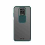 For Xiaomi Redmi Note 9S / Note9Pro MOFI Xing Dun Series Translucent Frosted PC + TPU Privacy Anti-glare Shockproof All-inclusive Protective Case(Green)