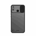 For Infinix X653 / Smart 4 MOFI Xing Dun Series Translucent Frosted PC + TPU Privacy Anti-glare Shockproof All-inclusive Protective Case(Black)