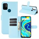 For UMIDIGI  A7 Pro Litchi Texture Horizontal Flip Protective Case with Holder & Card Slots & Wallet(Blue)