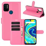 For UMIDIGI  A7 Pro Litchi Texture Horizontal Flip Protective Case with Holder & Card Slots & Wallet(Rose red)