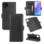 For Huawei Enjoy 20 Dual-side Magnetic Buckle Horizontal Flip Leather Case with Holder & Card Slots & Wallet(Black)
