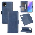 For Huawei Enjoy 20 Dual-side Magnetic Buckle Horizontal Flip Leather Case with Holder & Card Slots & Wallet(Dark Blue)
