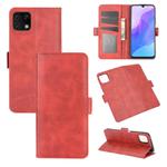 For Huawei Enjoy 20 Dual-side Magnetic Buckle Horizontal Flip Leather Case with Holder & Card Slots & Wallet(Red)