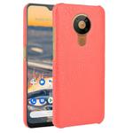 For Nokia 5.3 Shockproof Crocodile Texture PC + PU Case(Red)