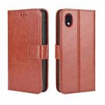 For Samsung Galaxy A01 Core / M01 Core Retro Crazy Horse Texture Horizontal Flip Leather Case with Holder & Card Slots & Lanyard(Brown)