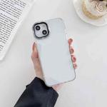 For iPhone 13 Pro Max  Macaron Lens Frame Transparent TPU Phone Case(Black)